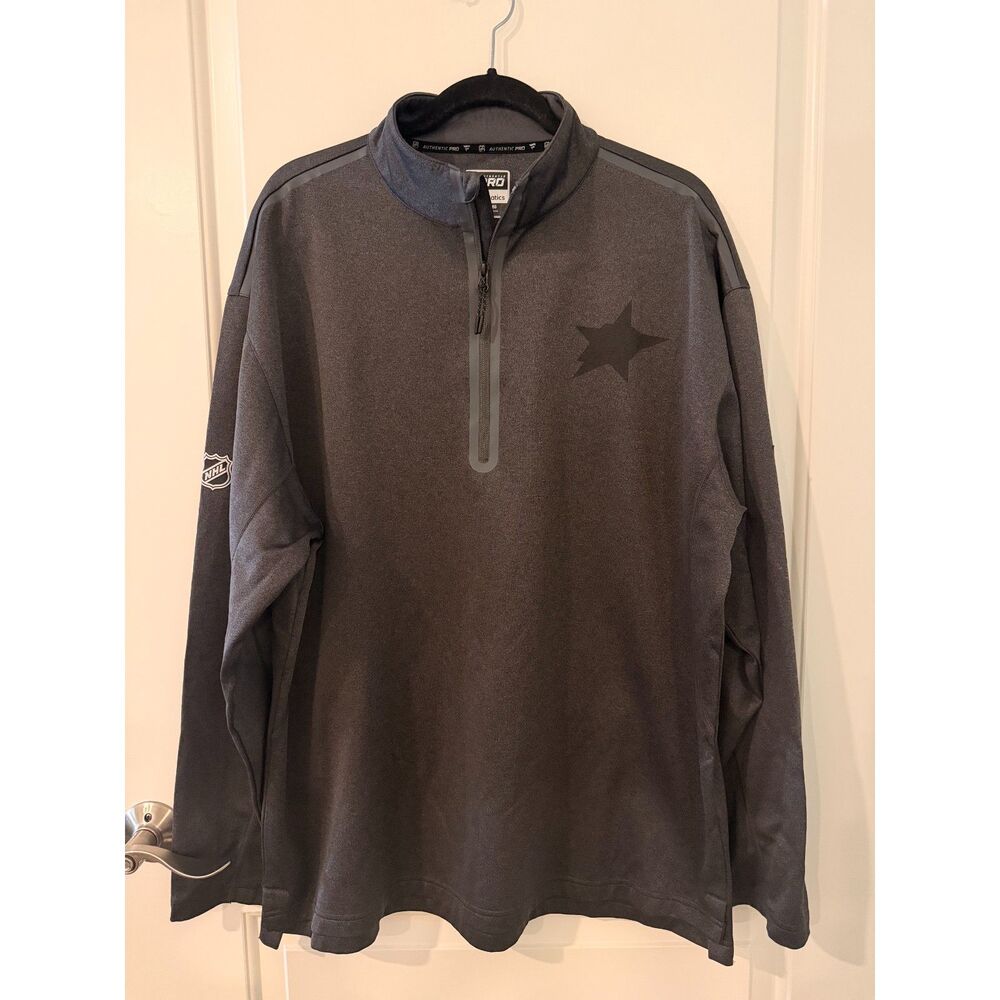 Dallas Stars Fanatics Authentic Pro NHL Men’s XL Gray 1/4 Zip Pullover
